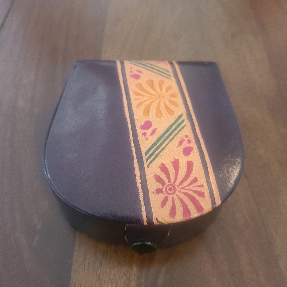 Unused Vintage Leather Travel Case from India
